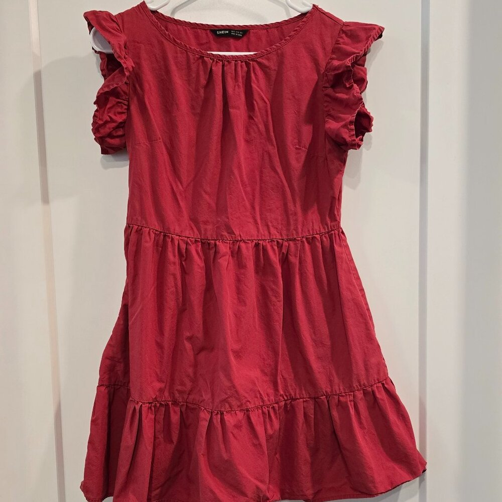 red dress